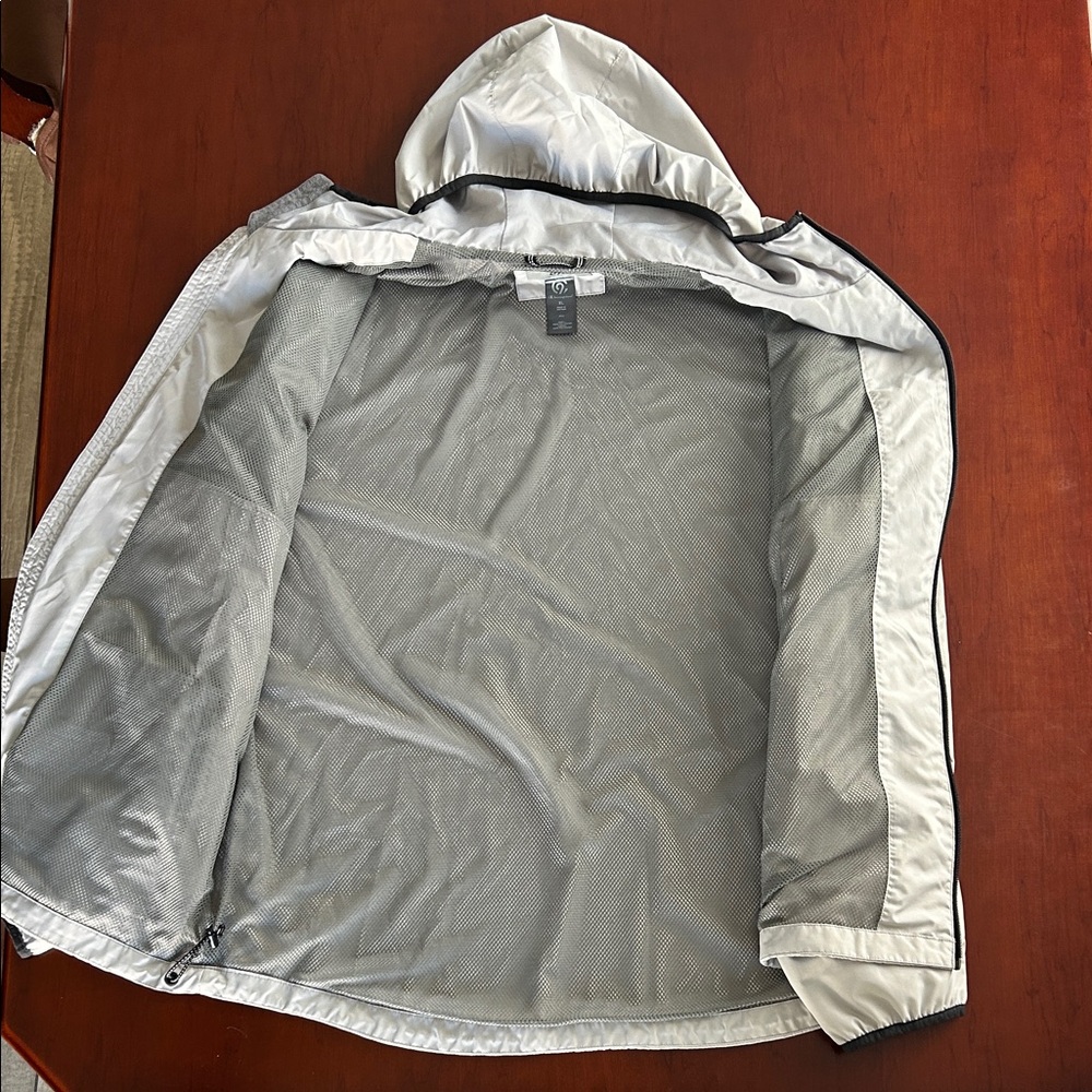 Champion Silver Windbreaker Jacket - image 3